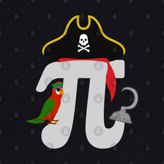 Pi rate Math Geek - Funny Pi Day by RailoImage